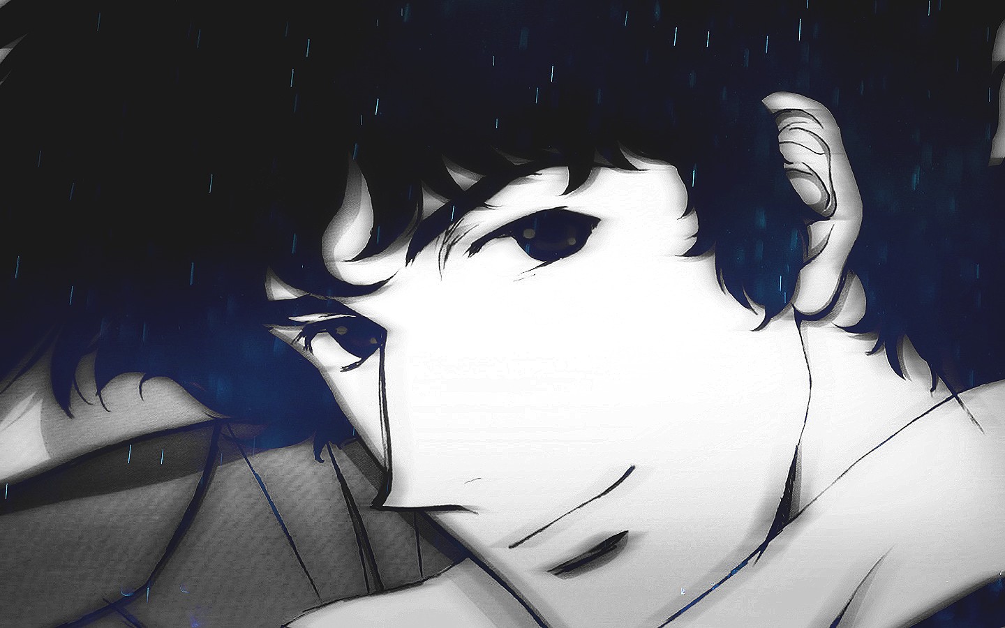 cowboy, Bebop, Spike, Spiegel, Smiley, Face, Characters, Anime, Faces Wallpaper