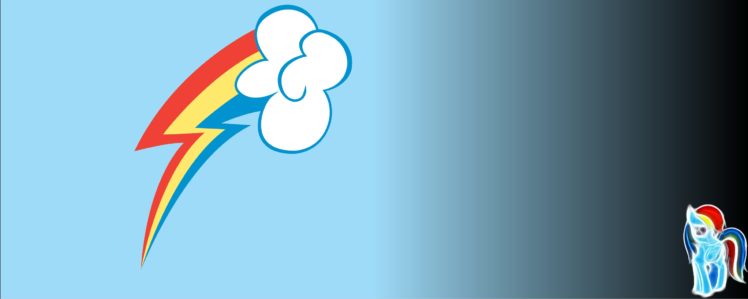 rainbows, My, Little, Pony, Lightning, Rainbow, Dash, Cutie, Mark HD Wallpaper Desktop Background