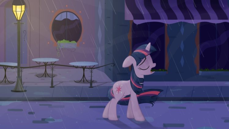 rain, Ponies, Twilight, Sparkle, My, Little, Pony , Friendship, Is, Magic HD Wallpaper Desktop Background