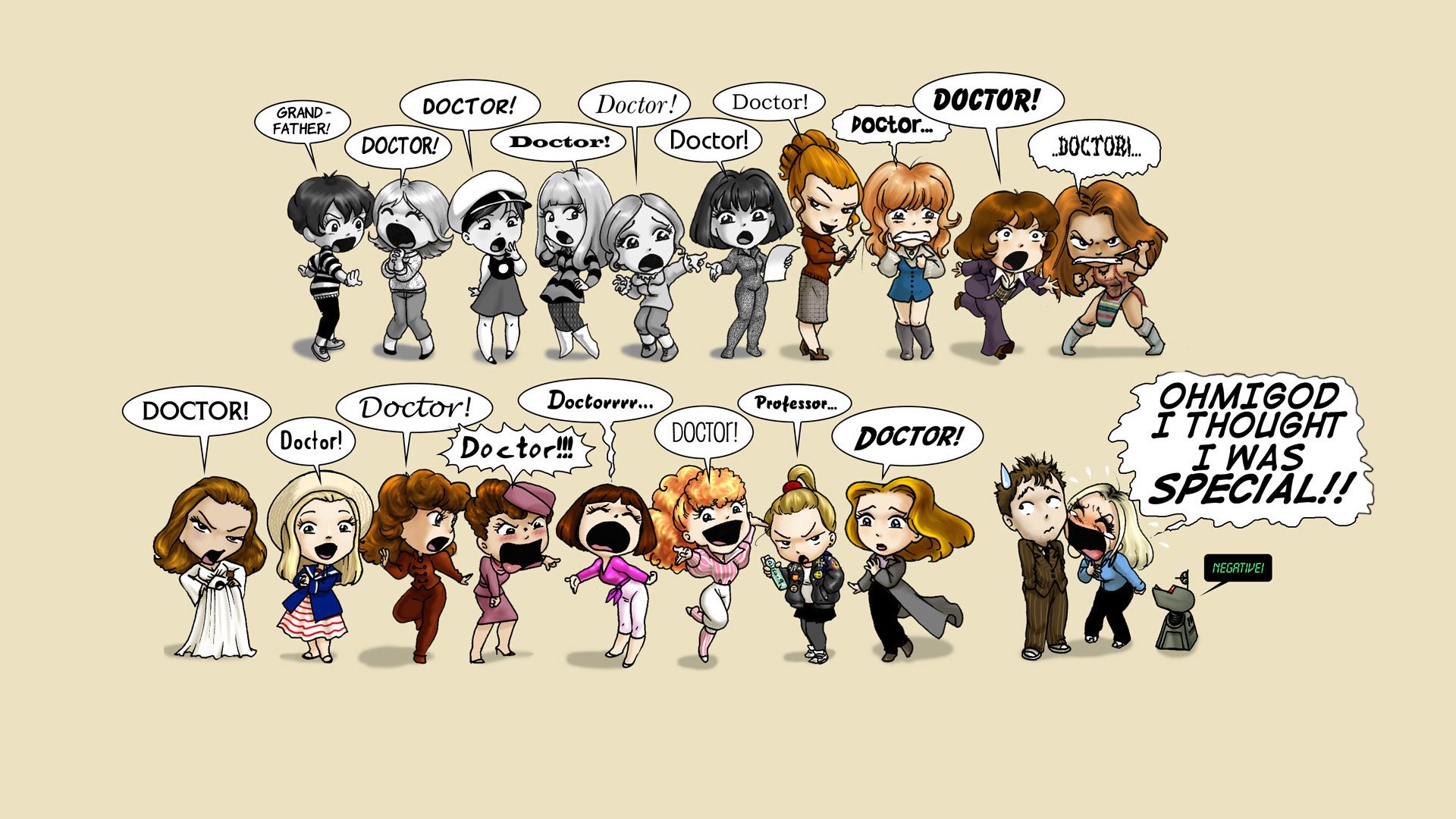 companions, Doctor, Who Wallpaper