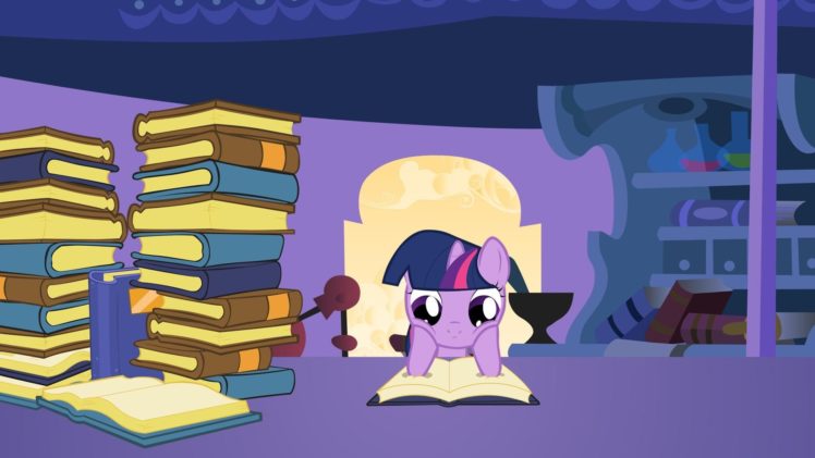books, My, Little, Pony, Twilight, Sparkle HD Wallpaper Desktop Background