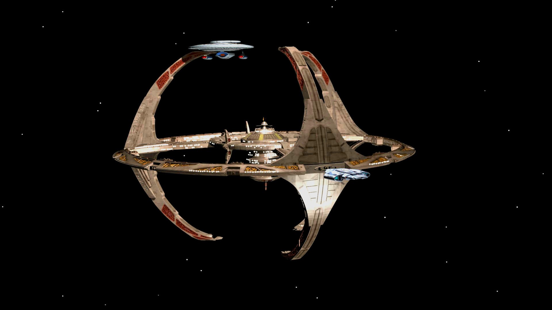 deep, Space, Nine, Star, Trek, Futuristic, Television, Sci fi, Spaceship,  39 Wallpaper