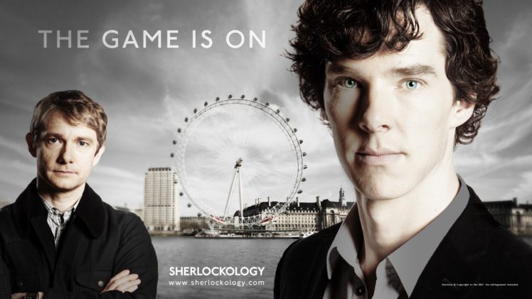 sherlock, Holmes, Tv, Series, Benedict, Cumberbatch, Martin, Freeman, Sherlock, Bbc HD Wallpaper Desktop Background