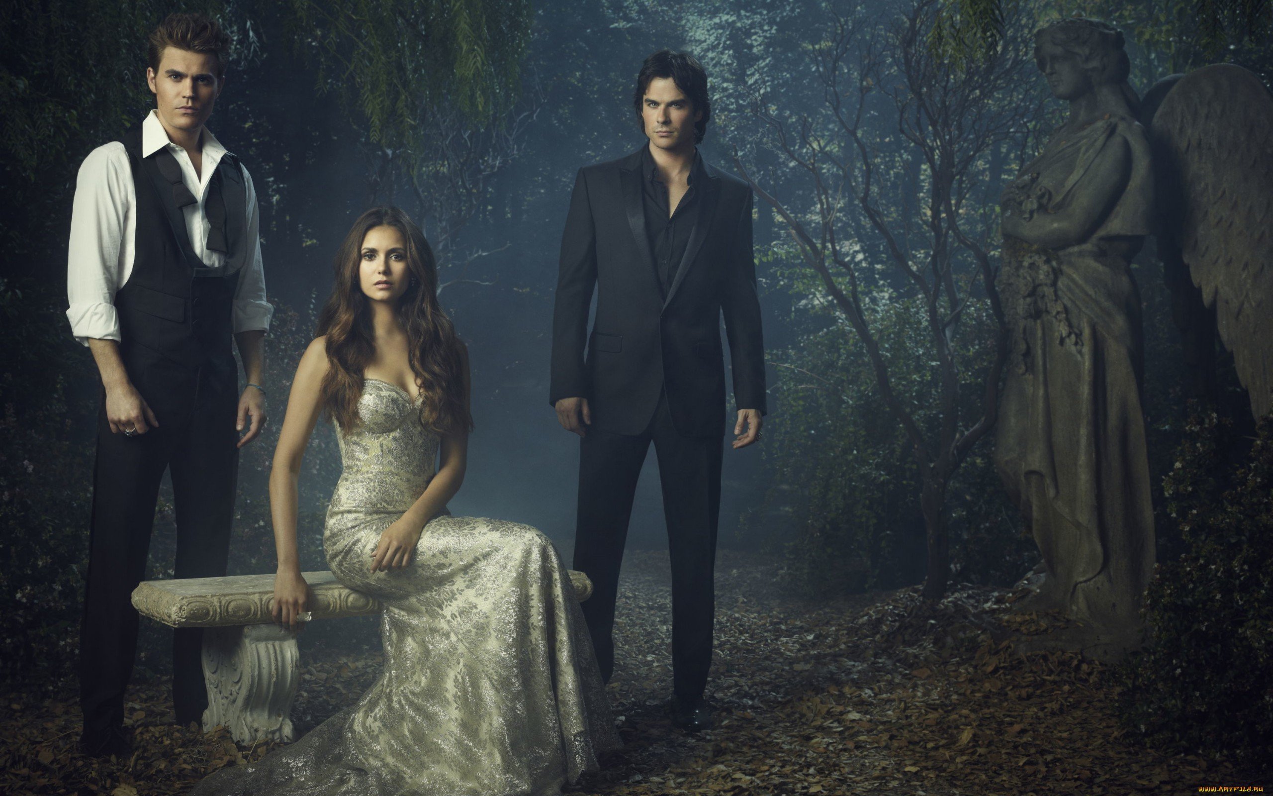 vampire, Diaries, Drama, Fantasy, Horror, Television, Series Wallpaper