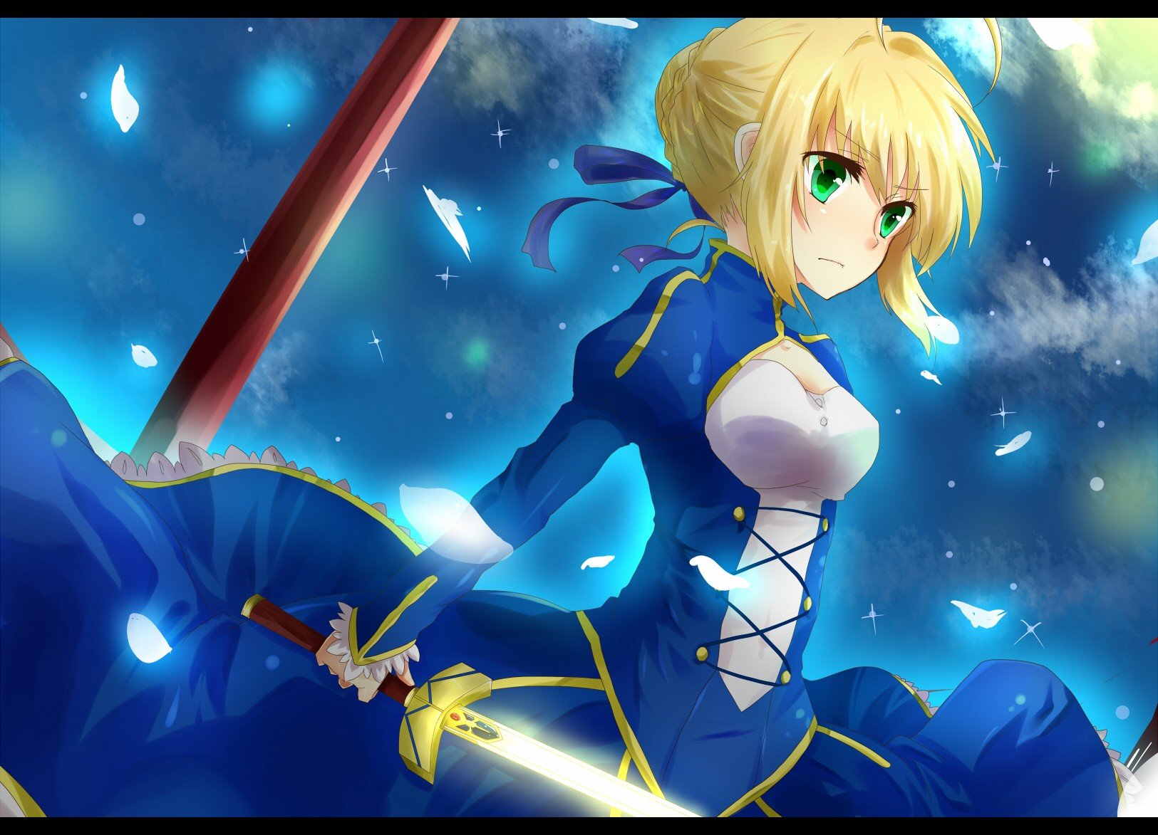 fate stay, Night, Saber, Fate, Series Wallpaper