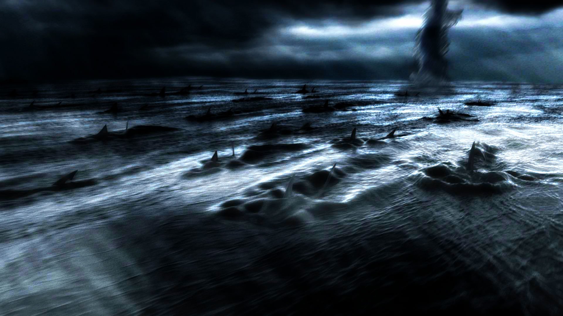 sharknado, Horror, Sci fi, Television, Movie, Film, Shark, Ocean Wallpaper