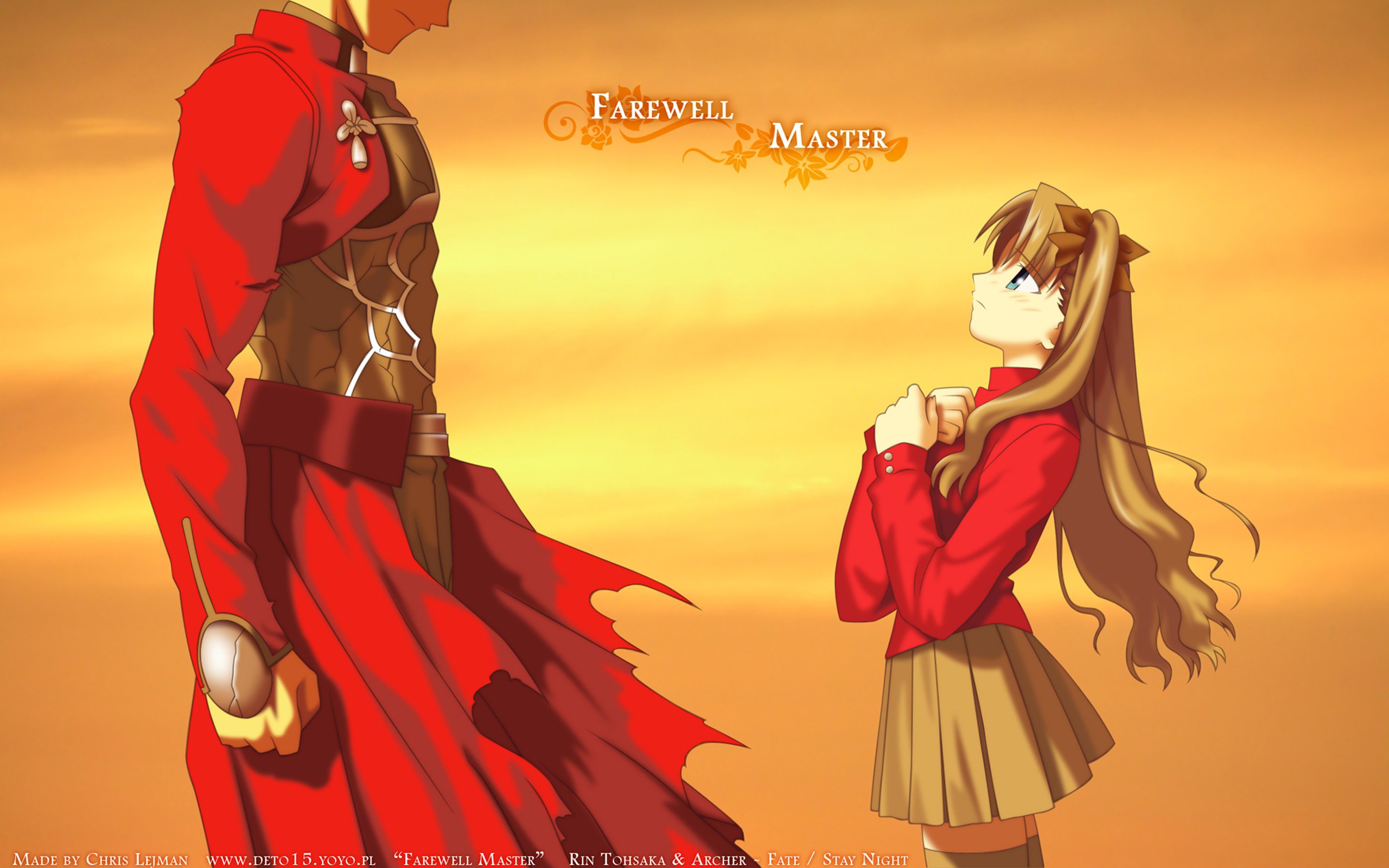 fate stay, Night, Tohsaka, Rin, Archer,  fate stay, Night , Fate, Series Wallpaper