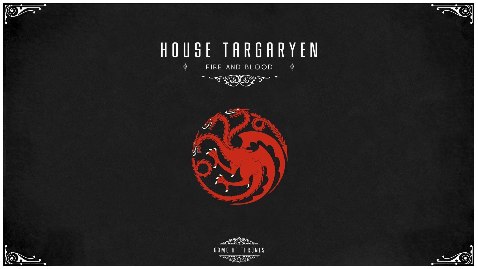 game, Of, Thrones, House, Targaryen Wallpaper