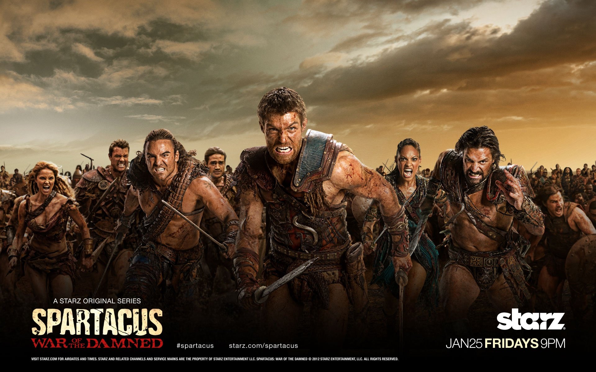 spartacus, Series, Fantasy, Action, Adventure, Biography, Television, Warrior,  7 Wallpaper