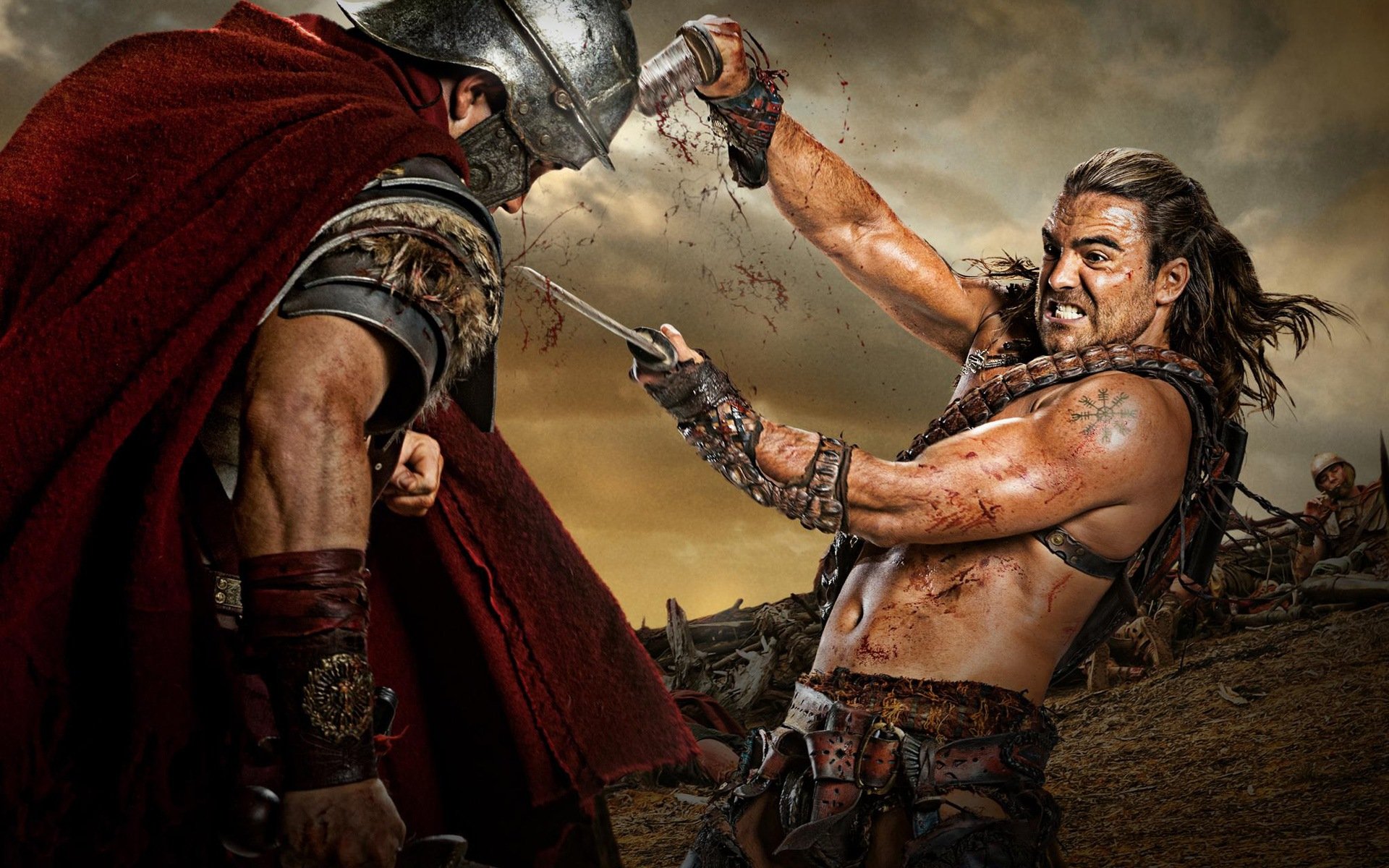 spartacus, Series, Fantasy, Action, Adventure, Biography, Television, Warrior,  83 Wallpaper