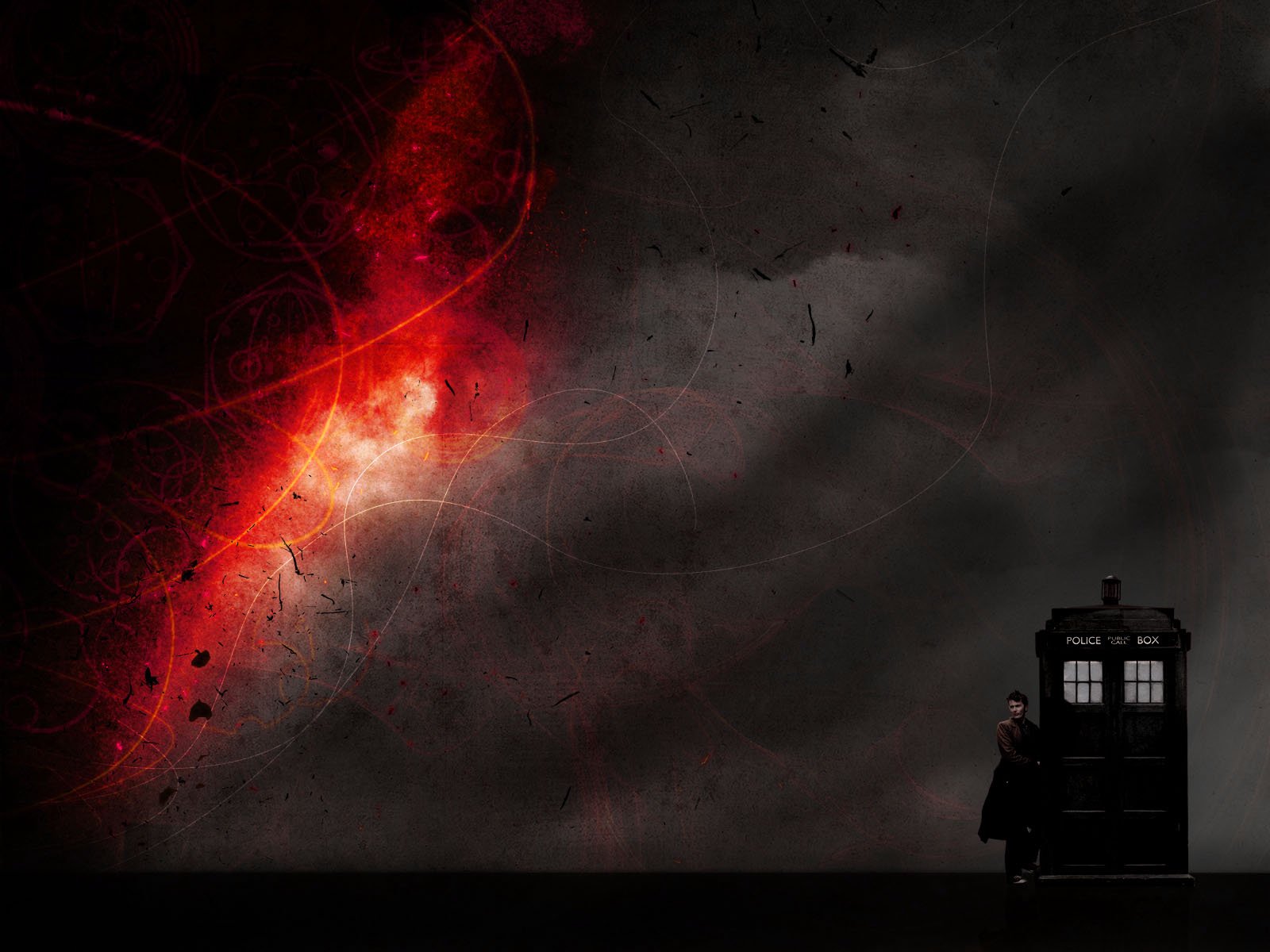 tardis, David, Tennant, Doctor, Who, Tenth, Doctor Wallpaper