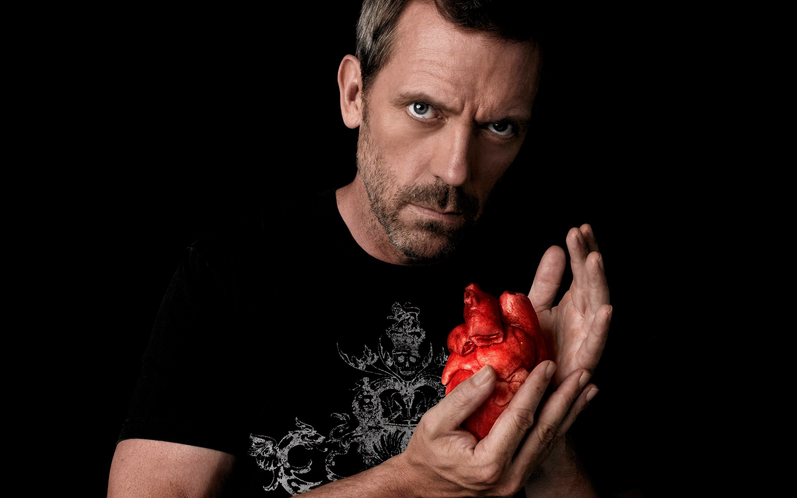 hugh, Laurie, Hearts, Gregory, House, House, M, Wallpaper