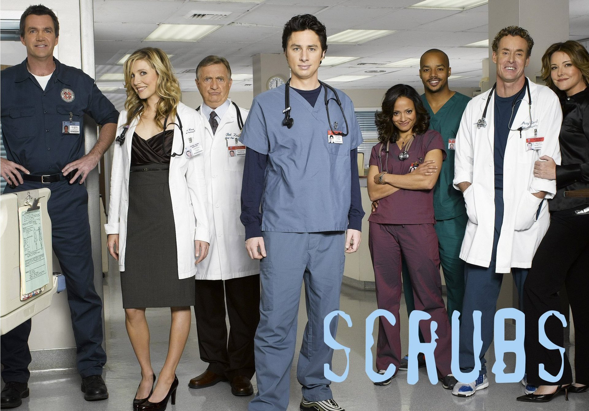 scrubs, Comedy, Drama, Series, Medical,  9 Wallpaper