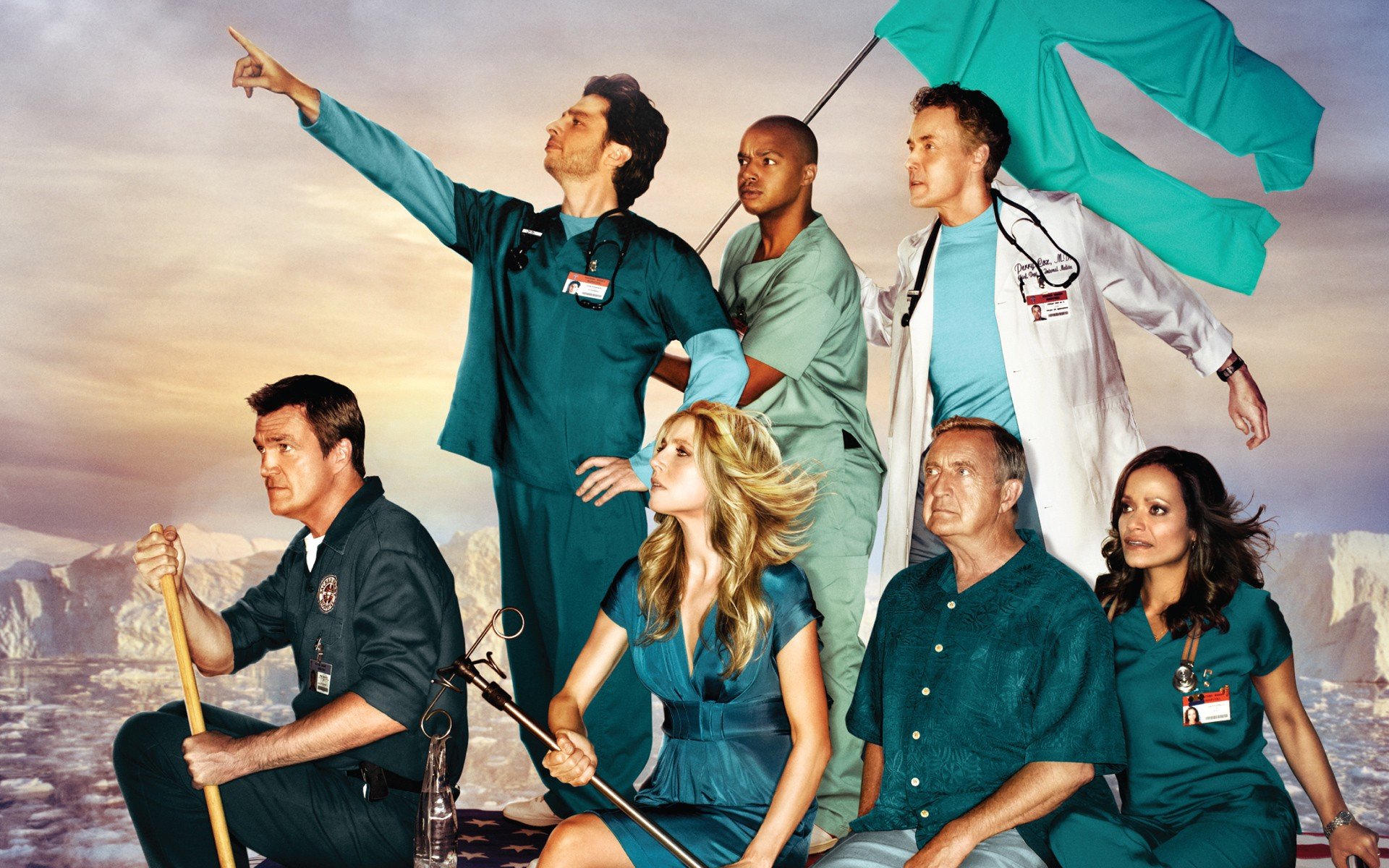 scrubs, Comedy, Drama, Series, Medical,  30 Wallpaper