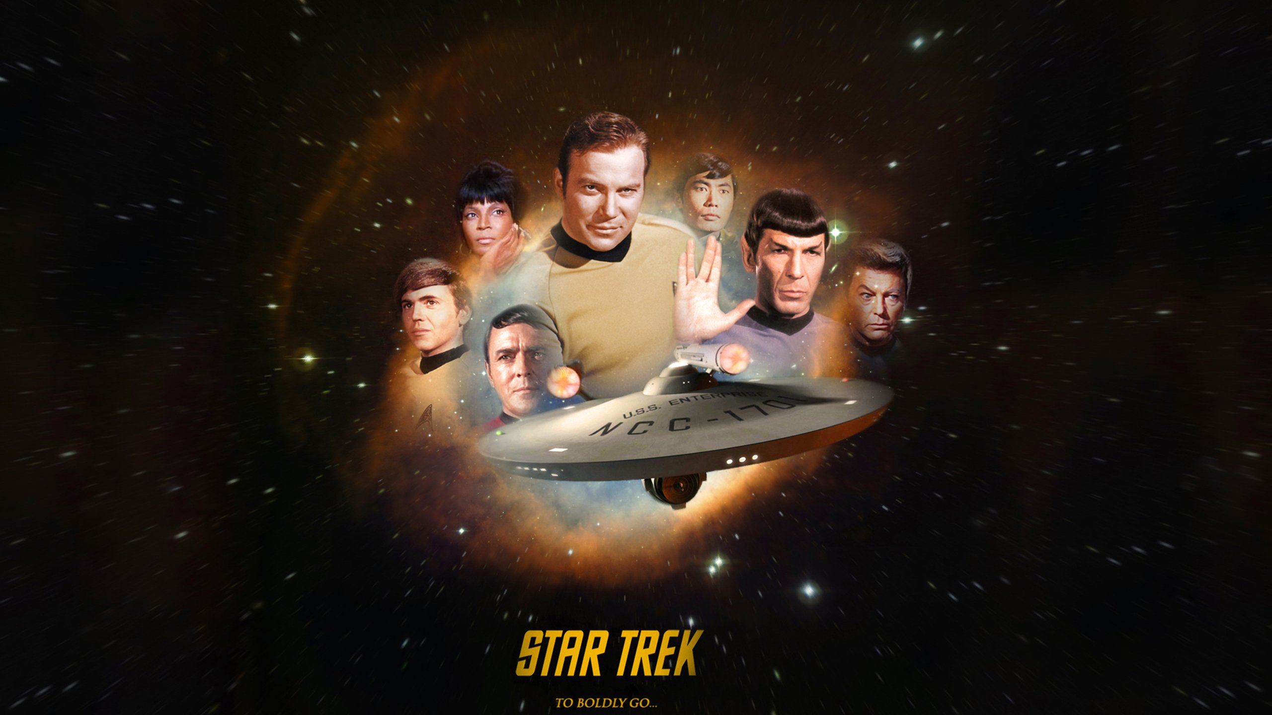 star, Trek, Original, Crew Wallpaper