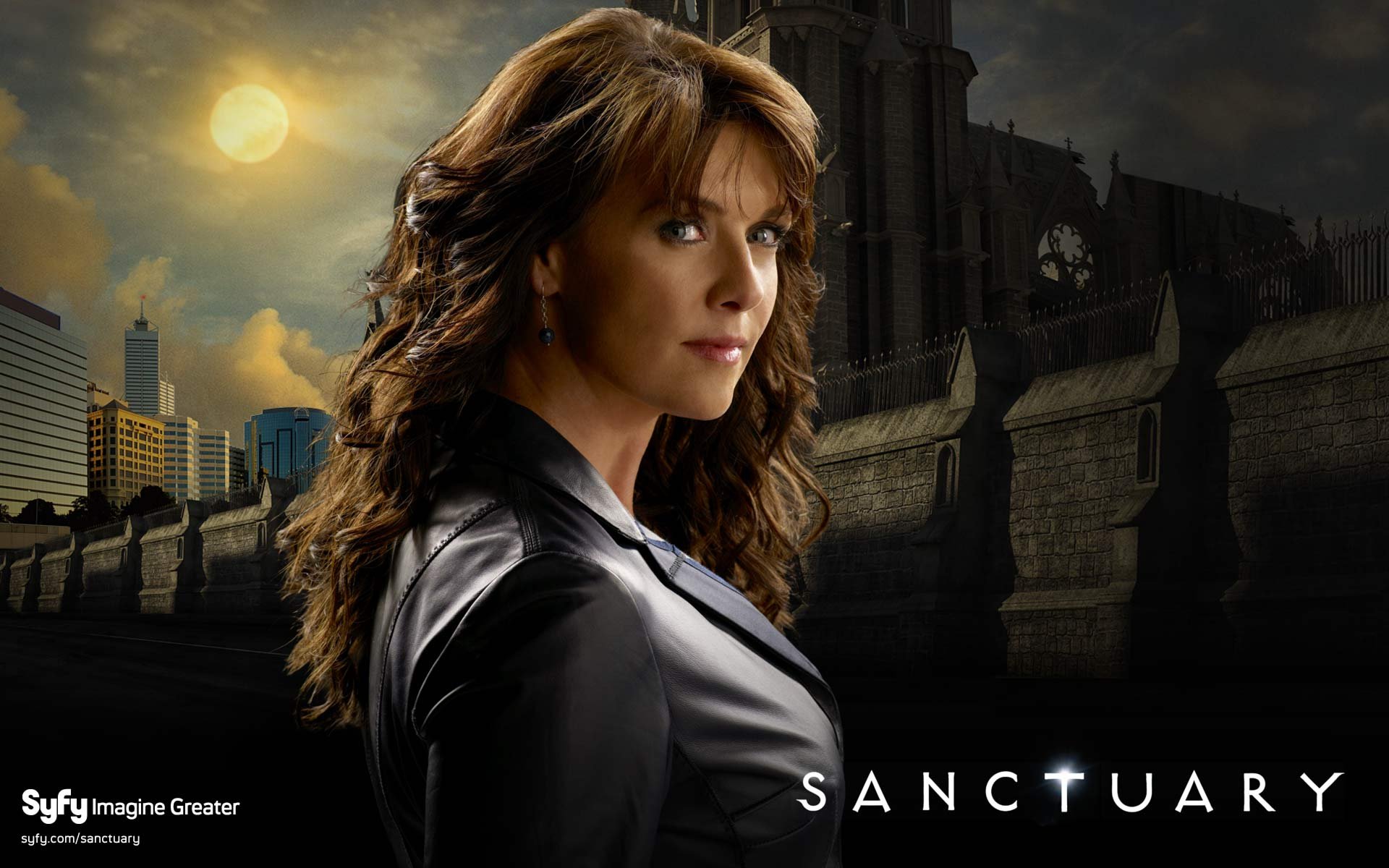 sanctuary, Crime, Mystery, Sci fi, Supernatural Wallpaper
