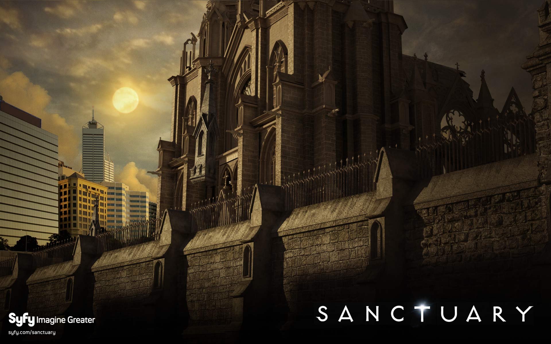 sanctuary, Crime, Mystery, Sci fi, Supernatural Wallpaper