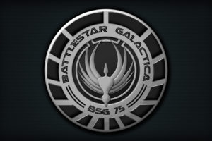 battlestar, Galactica, Logos