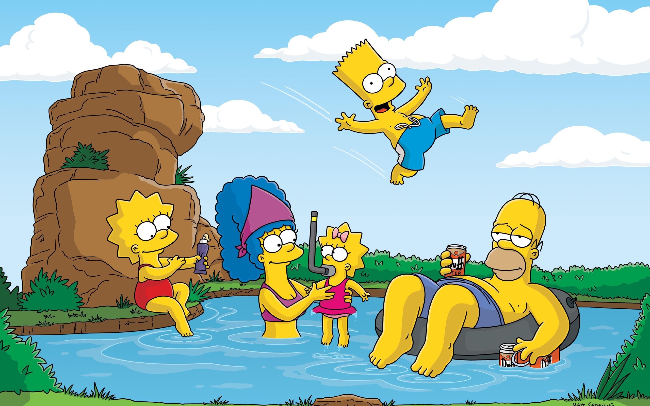 the, Simpsons Wallpaper