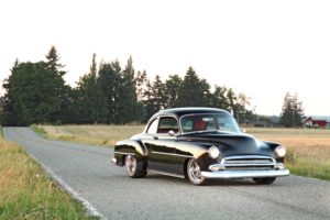 1952, Chevy, Club, Coupe, Cars, Black, Classic