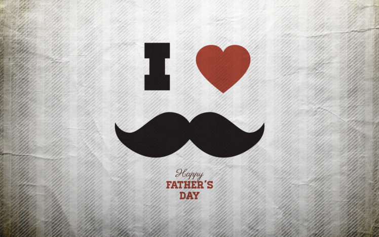 heart, Fatherand039s, Day, Mustache,  1 HD Wallpaper Desktop Background