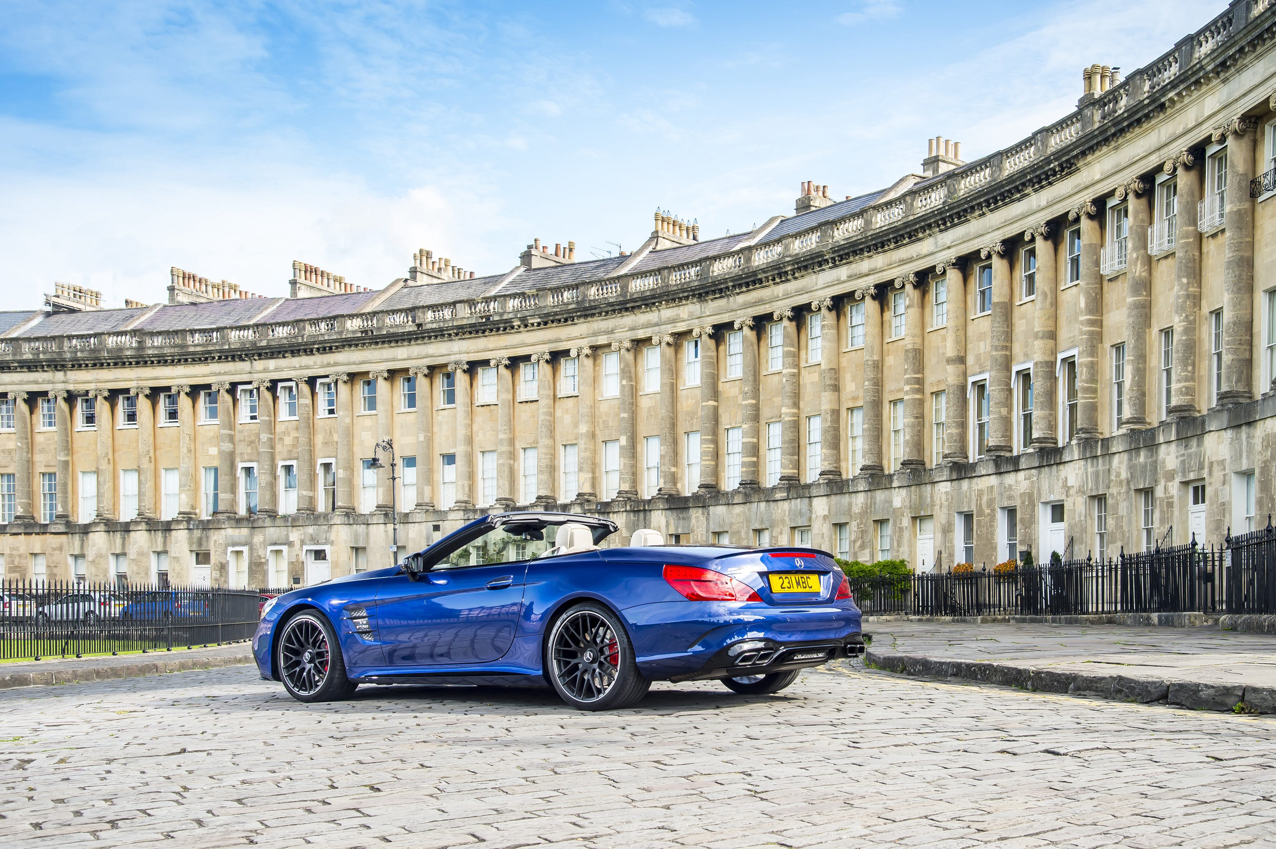 mercedes, Amg, Sl63, Uk spec,  r231 cars, Roadster, Blue, 2016 Wallpaper