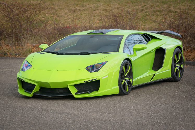 fab, Design, Lamborghini, Aventador, Lp700 4, Cars, Green, Modified, Spidron, 2014 HD Wallpaper Desktop Background