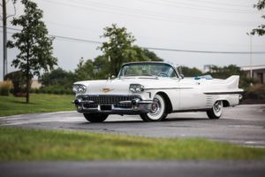 1958, Cadillac, Sixty two, Convertible, White, Cars, Classic