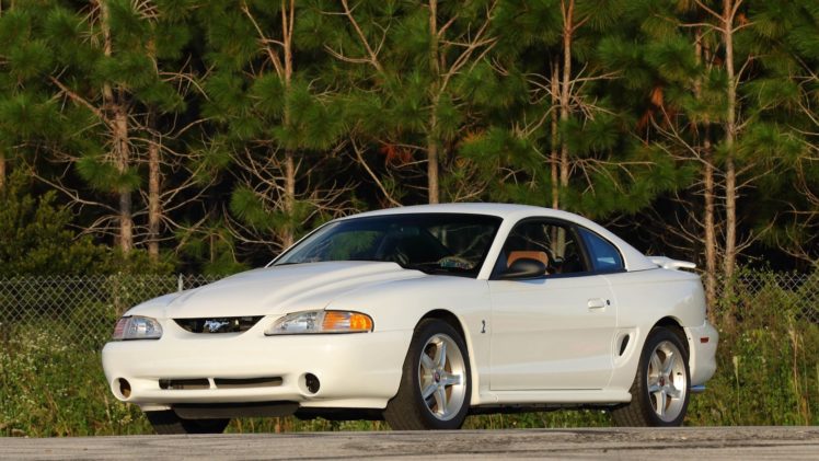 1995, Ford, Mustang, Svt, Cobra r, Cars, White HD Wallpaper Desktop Background