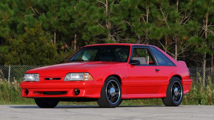 1993, Ford, Mustang, Svt, Cobra r, Cars, Red HD Wallpaper Desktop Background