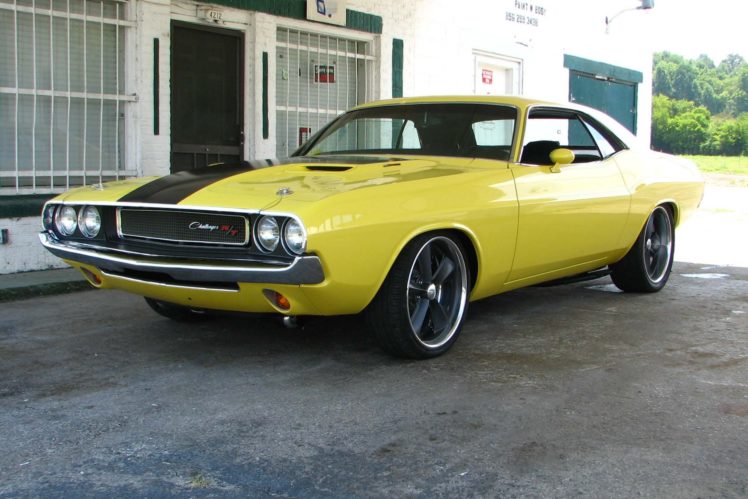 1970, Dodge, Challenger, Pro, Touring, Cars, Muscles, Yellow HD Wallpaper Desktop Background