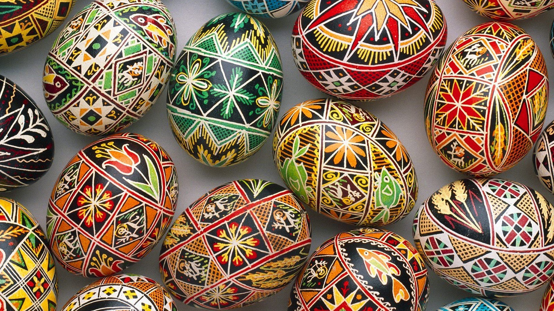 huevos, Pintados, Pascua Wallpaper