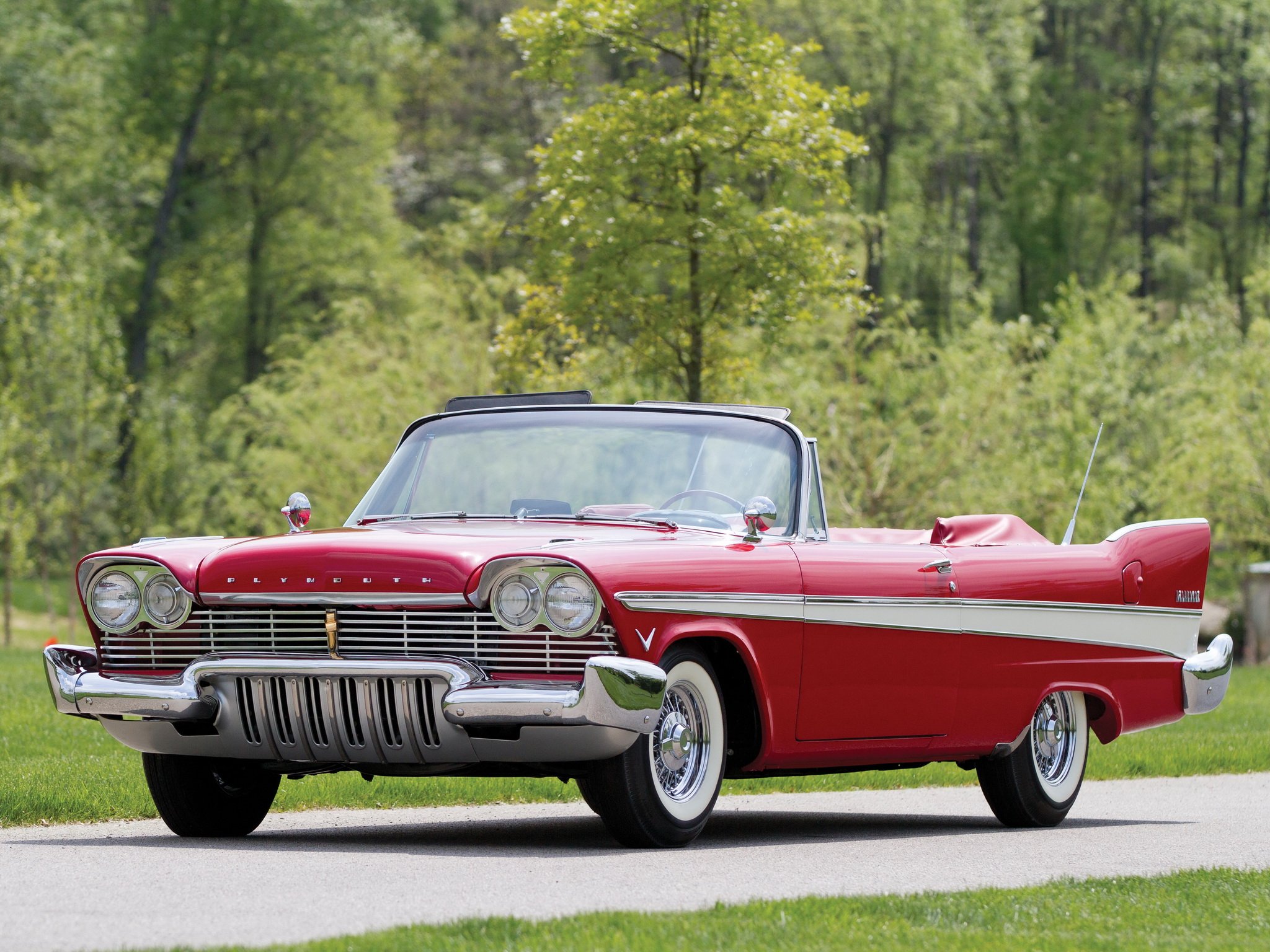 plymouth, Belvedere, Convertible, 1957 Wallpaper