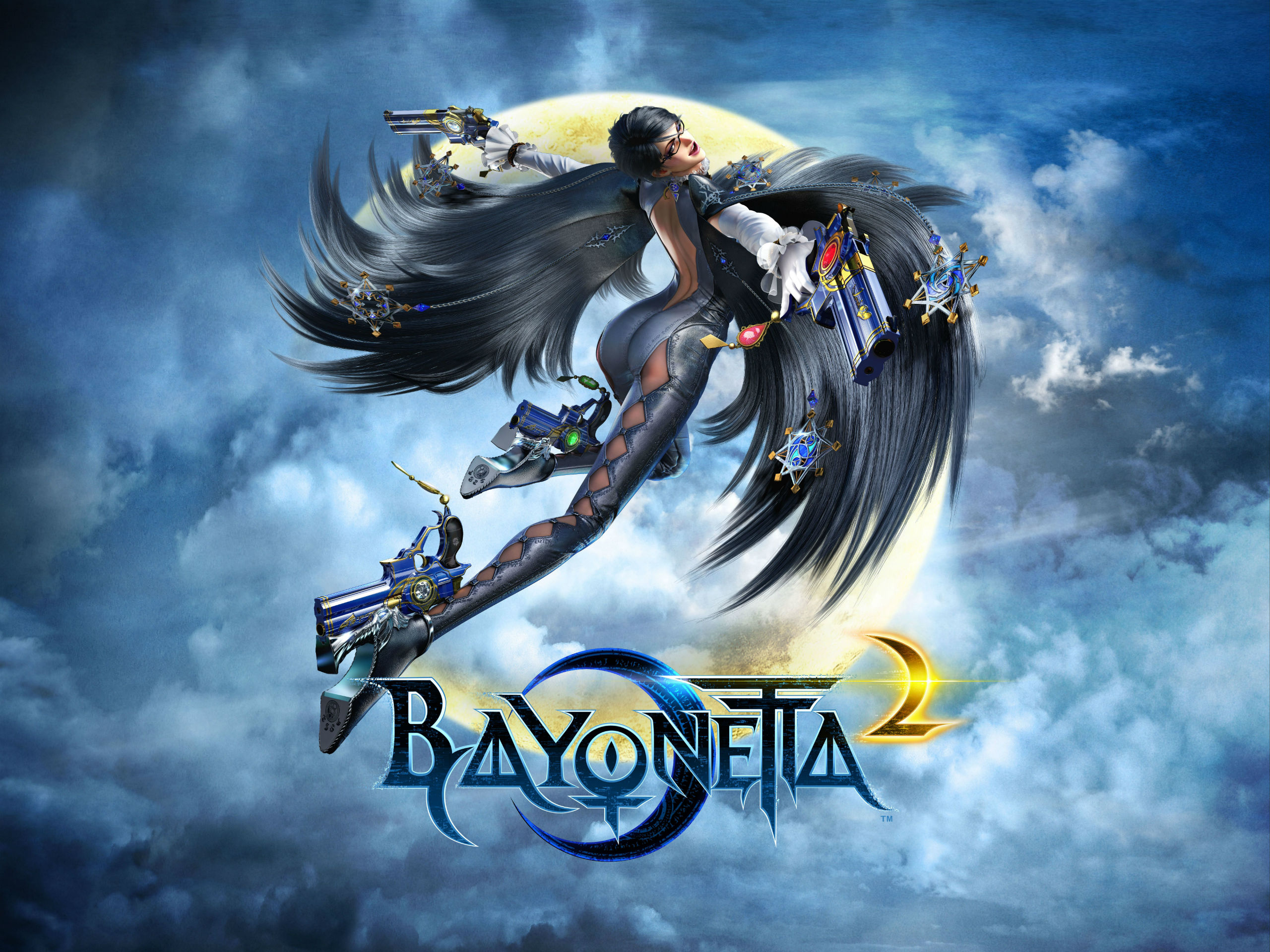 bayonetta, Pistols, Wings, Flight, Games, Girls, Fantasy, Comics, Superhero Wallpaper