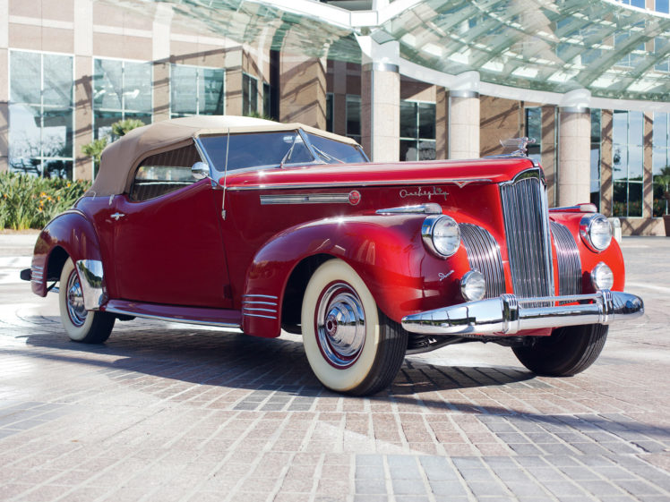 1941, Packard, 180, Super, Eight, Convertible, Victoria, Luxury, Retro, Fe HD Wallpaper Desktop Background