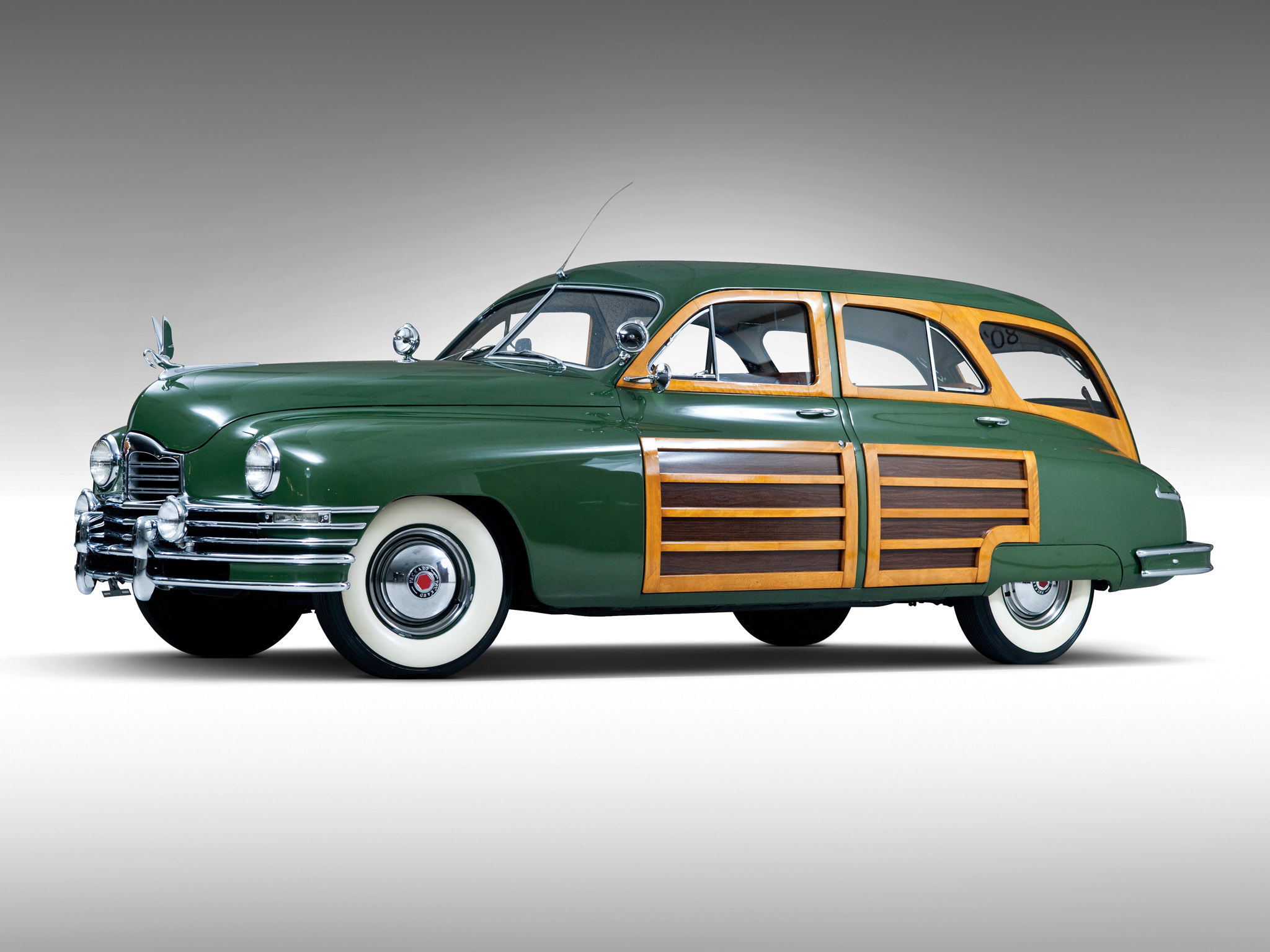 1948, Packard, Eight, Station, Sedan, Retro, Luxury Wallpaper