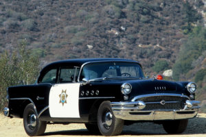 1955, Buick, Century, Sedan, Highway, Patrol, Police, Retro, Muscle