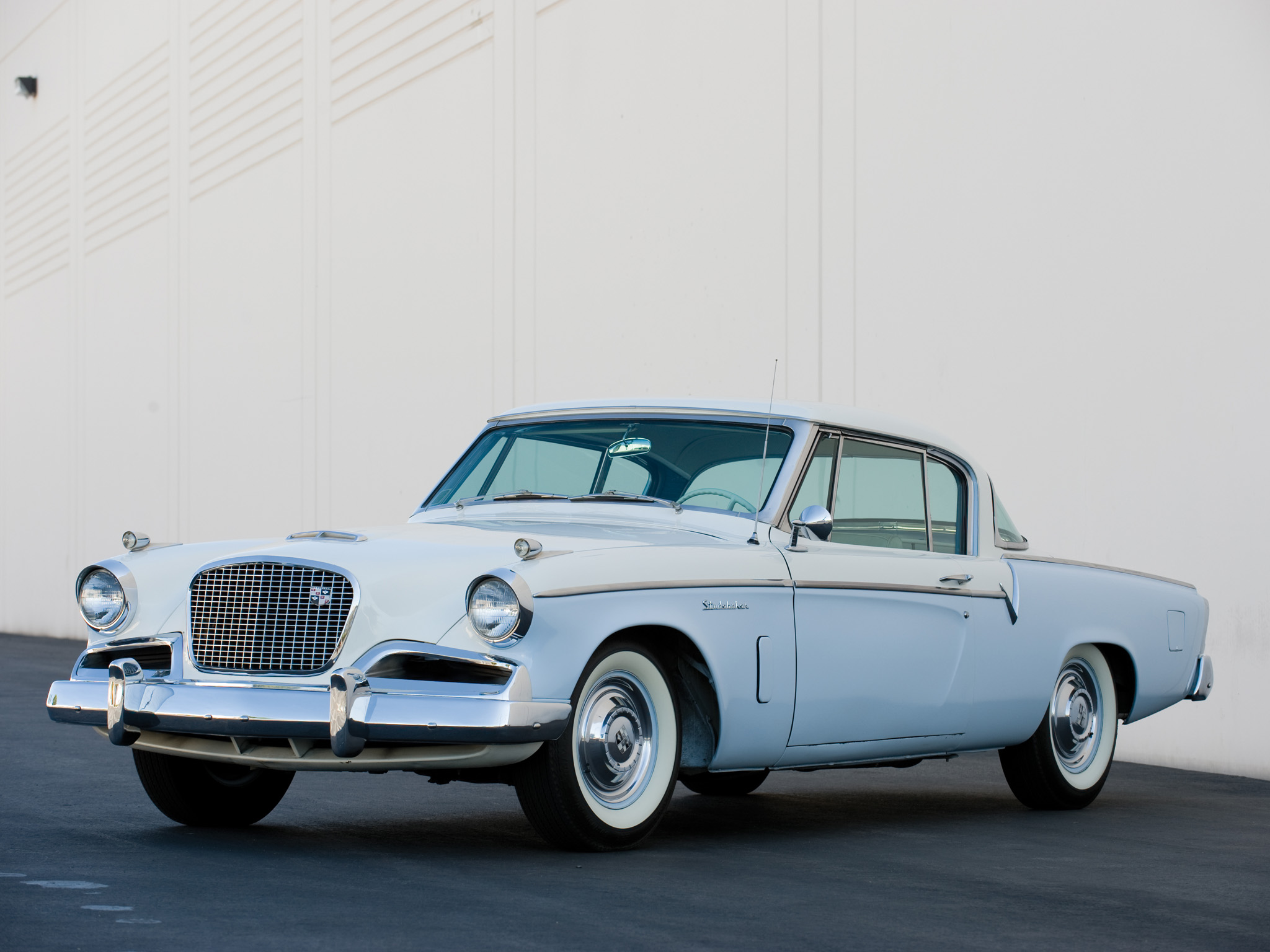 1956, Studebaker, Sky, Hawk, Coupe, Retro Wallpaper