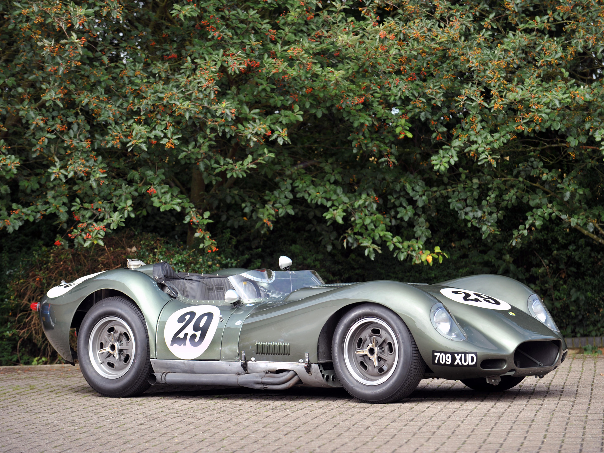 1957, Lister, Knobbly, Sports, Racing, Race, Retro Wallpaper