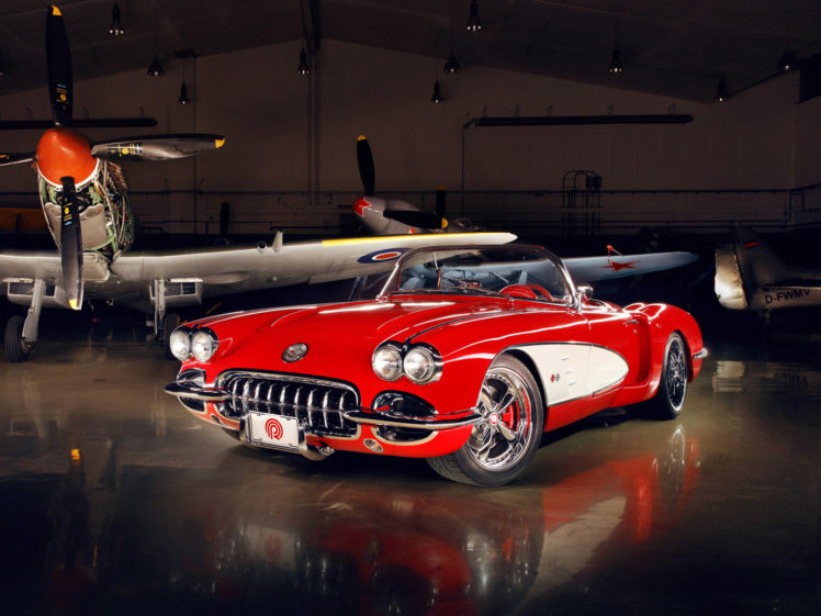 1959, Chevrolet, Corvette, C1, Pogea, C 1, Retro, Muscle, Supercar, Supercar, Custom, Hot, Rod, Rods HD Wallpaper Desktop Background