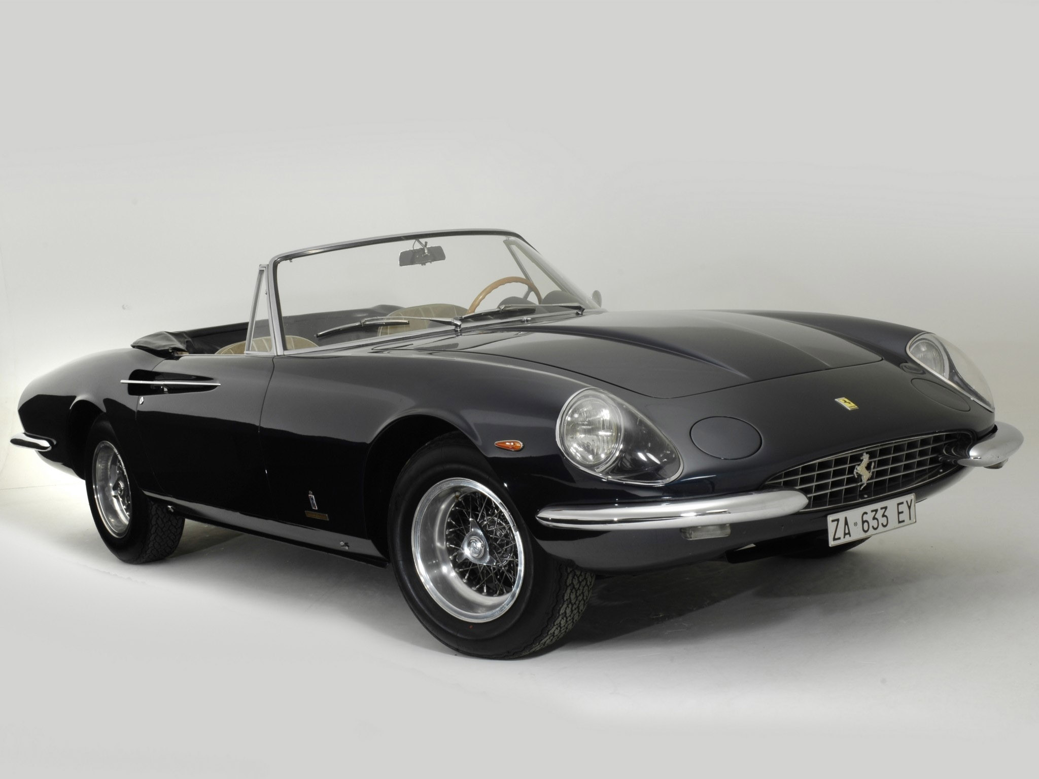 1966, Ferrari, 365, California, Spyder, Classic, Supercar, Supercars Wallpaper