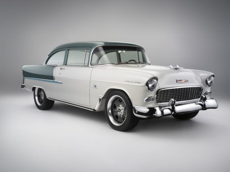 1955, Chevrolet, Bel, Air, Coupe, Retro, Muscle, Hot, Rod, Rods HD Wallpaper Desktop Background