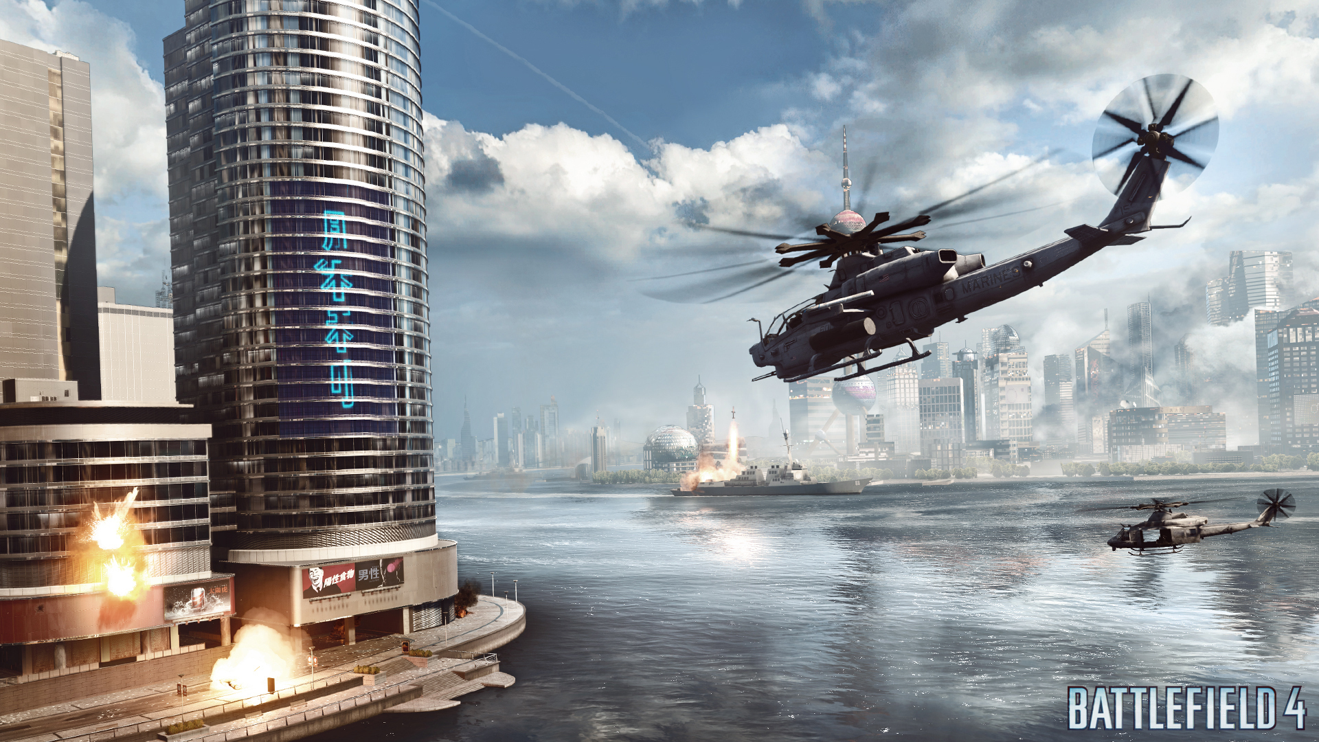 battlefield, Helicopters, 4, Flight, Games, Helicopter, Military Wallpaper