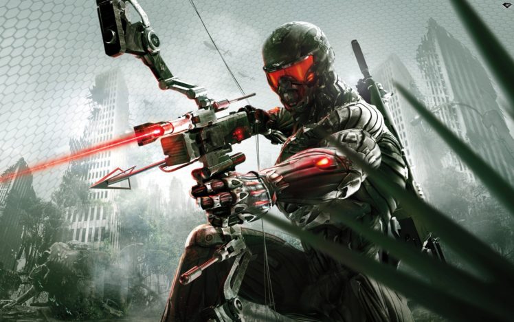 wall, Bows, Crossbows, Crysis, 3, Game HD Wallpaper Desktop Background