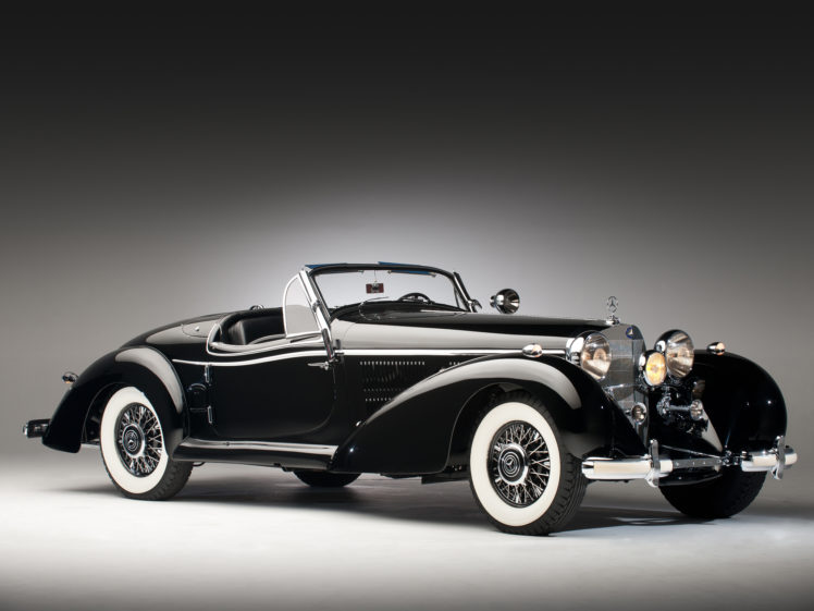 1939, Mercedes, Benz, 540k, Special, Roadster, Retro, Supercar, Supercars HD Wallpaper Desktop Background