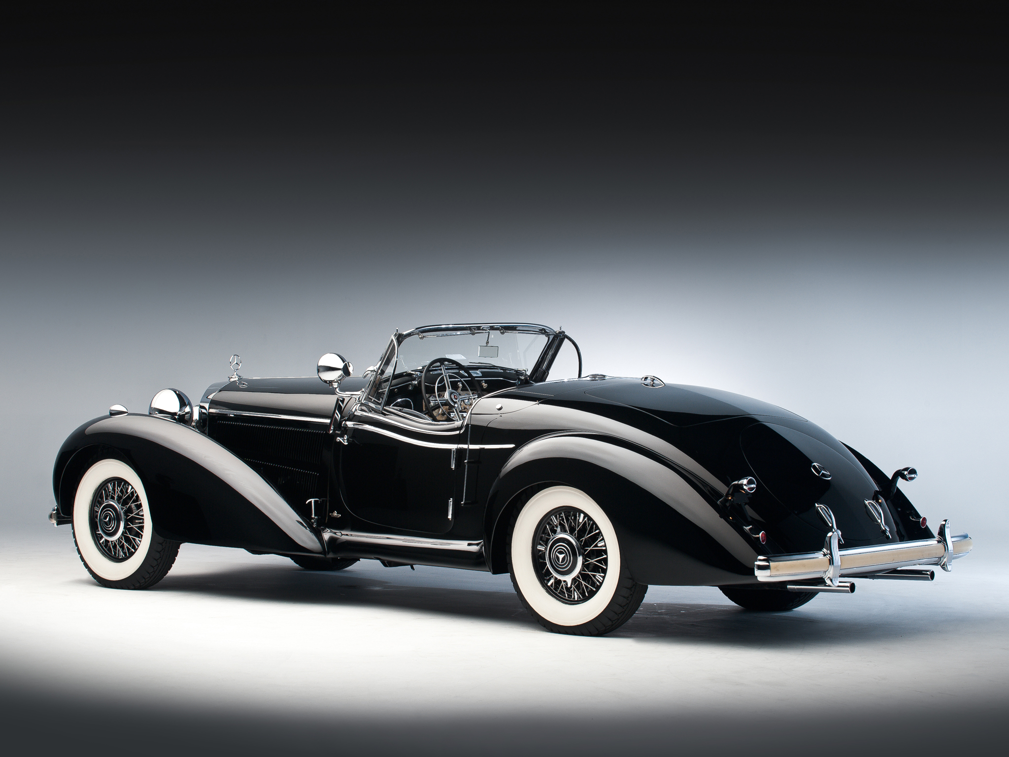 1939, Mercedes, Benz, 540k, Special, Roadster, Retro, Supercar, Supercars Wallpaper