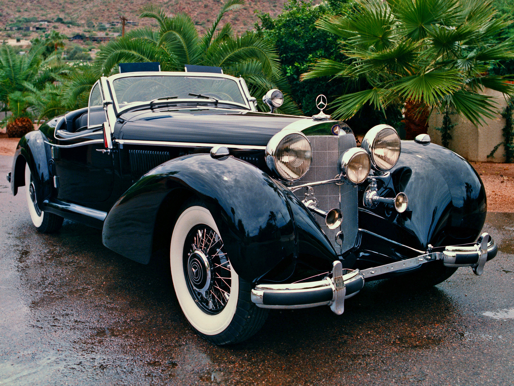 1939, Mercedes, Benz, 540k, Special, Roadster, Retro, Supercar, Supercars Wallpaper