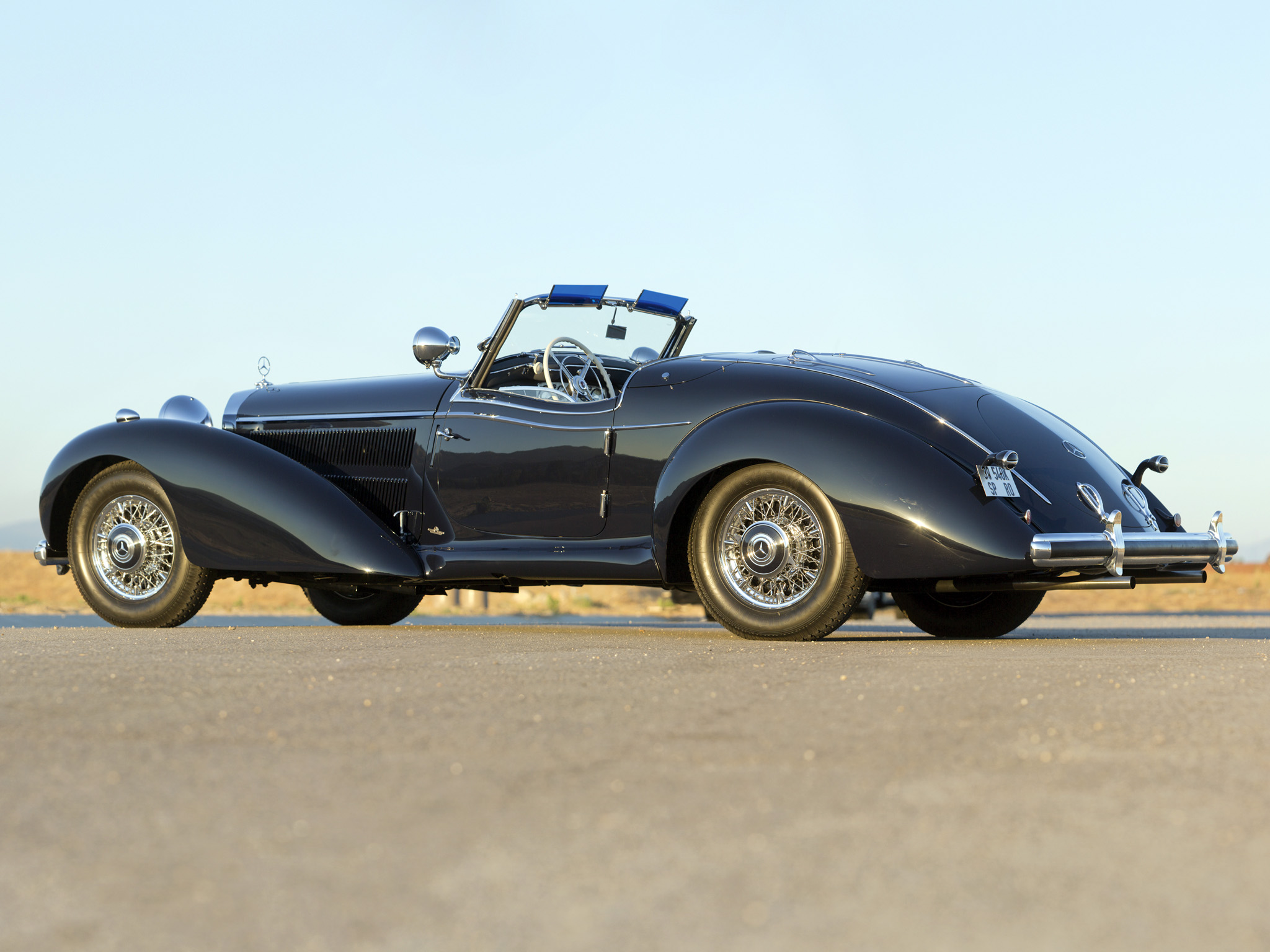 1939, Mercedes, Benz, 540k, Special, Roadster, Retro, Supercar, Supercars Wallpaper