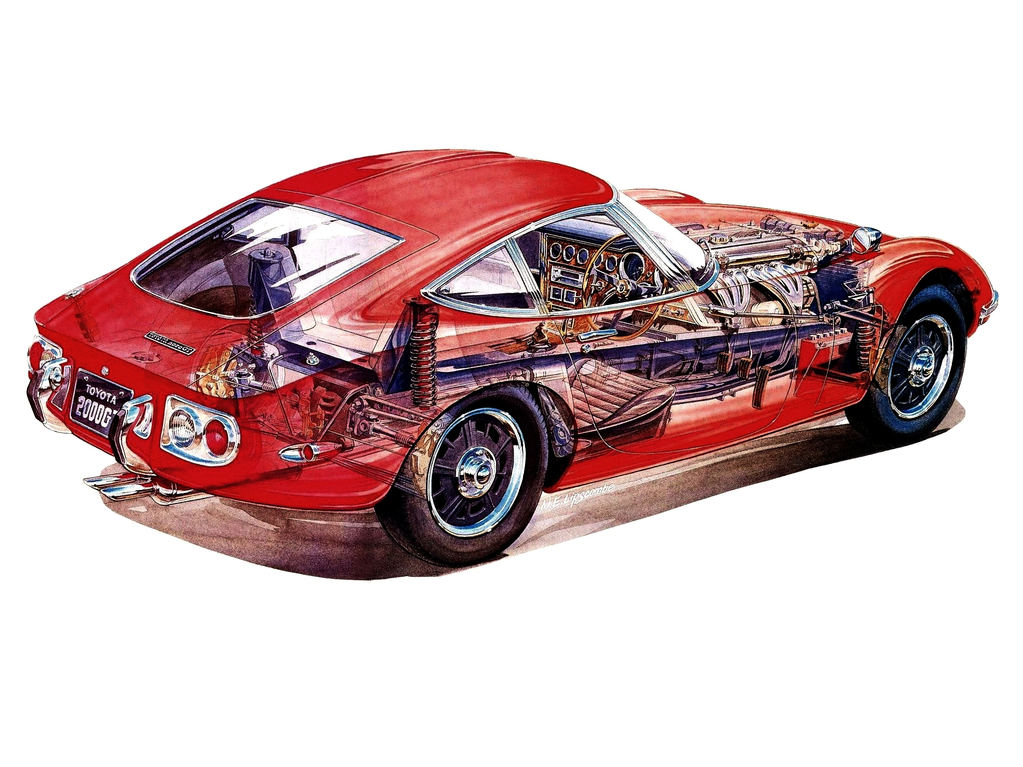 1967, Toyota, 2000gt, Us spec, Mf10, Supercar, Supercars, Classic, Interior, Engine, Engines Wallpaper