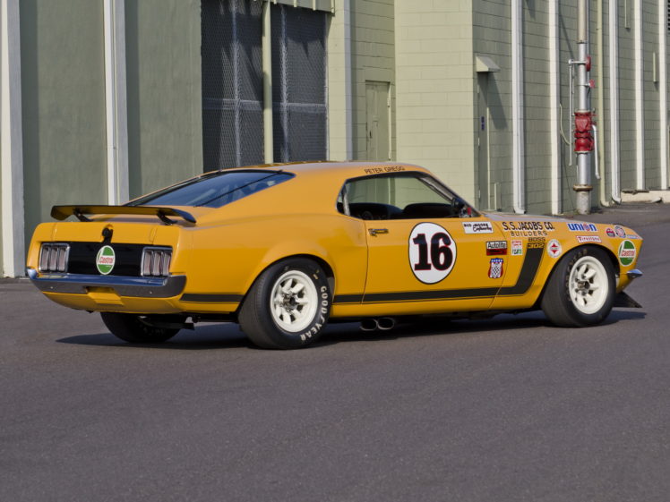 1970, Ford, Mustang, Boss, 3, 02trans am, Race, Racing, Muscle, Classic, Hot, Rod, Rods HD Wallpaper Desktop Background